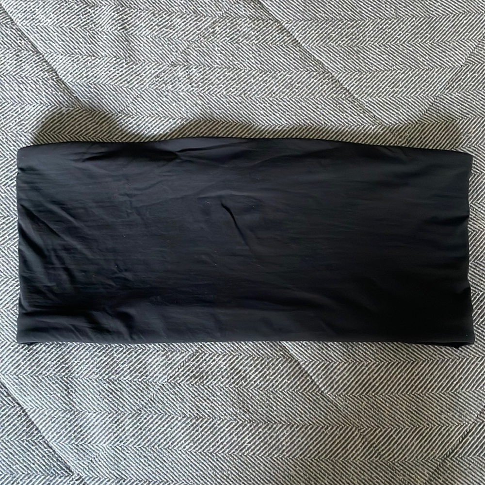 SKIMS Black Bandeau Bra